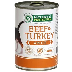 NATURE’S PROTECTION Can Adult Beef&Turkey 400g