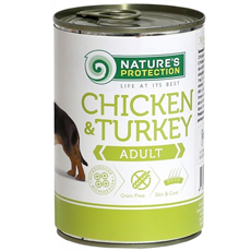 NATURE’S PROTECTION Can Adult Chicken&Turkey 400g