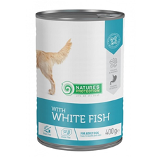 NATURE’S PROTECTION Can Adult Sensitive White Fish 400g
