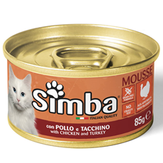 Simba Mousse Piletina&Ćuretina konzerva za mačke 85g