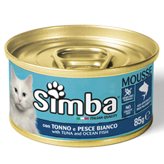 Simba Mousse Tuna&Okeanska riba konzerva za mačke 85g