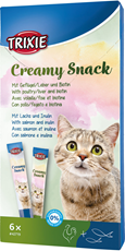 Trixie Liquid & Creamy Cat Snacks losos&inulin 15g kesica 42719