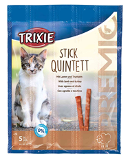 Trixie PREMIO Stick Quintett štapići sa jagnjetinom, ćuretinom i taurinom 5x5g 42723