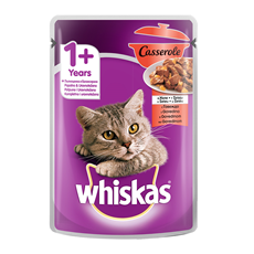 Whiskas Casserole  sosić za mačke sa govedinom u želeu 85g