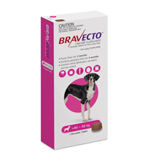 BRAVECTO® tableta za žvakanje za vrlo velike pse 40-56kg telesne težine