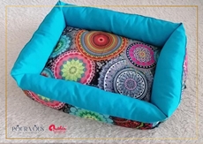 Qushin Nest Gypsy  Blue (M/L) 95x70x14cm