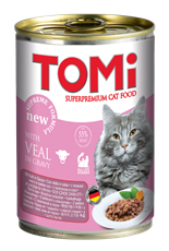 TOMI Adult konzerva za mačke sa teletinom u sosu 400g