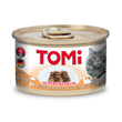 TOMi chunks losos i piletina u sosu konzerva za mačke 85g, sočni komadići u sosu