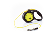 Flexi New Neon Yellow XS povodac Cord (uže) 3m žuti